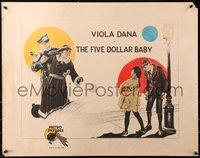 6j0007 FIVE DOLLAR BABY circles style 1/2sh 1922 great images of Viola Dana and cast, ultra rare!