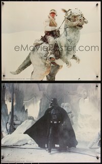 6j0024 EMPIRE STRIKES BACK 4 color 16x20 stills 1980 Luke Skywalker, Darth Vader, more!