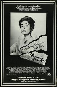6m0005 LOT OF 12 UNFOLDED MOMMIE DEAREST HALF SUBWAY POSTERS 1981 Faye Dunaway as Joan Crawford!