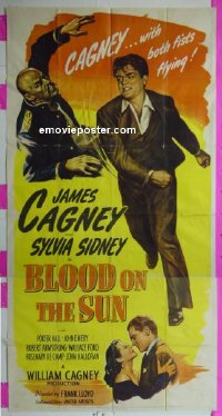#8741 BLOOD ON THE SUN 3sh '45 James Cagney 