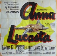#8504 ANNA LUCASTA 6sh '59 Kitt, Sammy Davis 