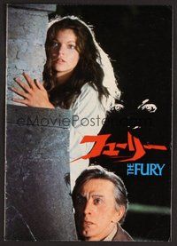 6z018 FURY Japanese program '78 Brian De Palma, Kirk Douglas, an experience in terror & suspense!