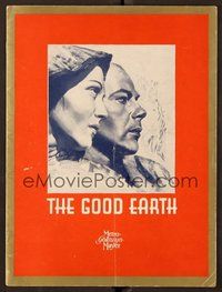 6z293 GOOD EARTH program '37 Asian Paul Muni & Luise Rainer, from Pearl S. Buck novel!