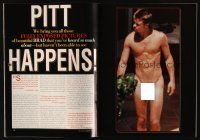 E Playgirl Magazine August Recalled Issue With All Nude Brad Pitt Photos