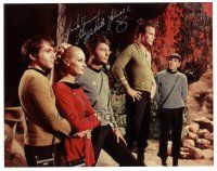 1r0880 CELESTE YARNALL signed color 8x10 REPRO still '80s cool cast portrait from Star Trek!