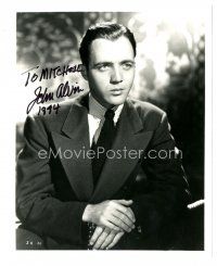 1r1025 JOHN ALVIN signed 8x10 REPRO still '84 cool close up portrait of the star in suit and tie!