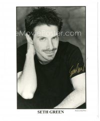 1r1241 SETH GREEN signed 8x10 REPRO still '00s great portrait of the funny actor!