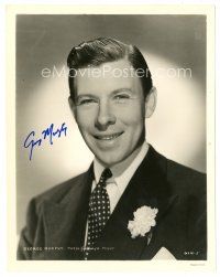 1r0559 GEORGE MURPHY signed 8x10 still '40s smiling portrait with a flower in his suit jacket!