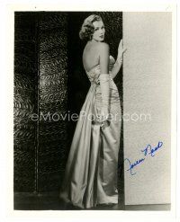 1r0655 NOREEN NASH signed 8x10 still '40s full-length portrait in beautiful gown from behind!