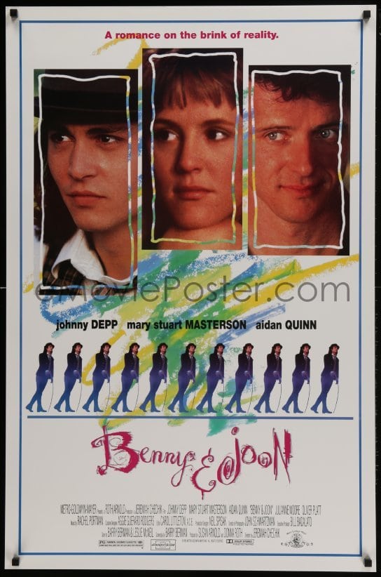 Emovieposter Com 3g158 Benny Joon 1sh 1993 Johnny Depp Mary Stuart Masterson Quinn Romance On The Brink