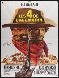 3p572 ACE HIGH French 1p R1970s Eli Wallach, Terence Hill, spaghetti western, different Mascii art!