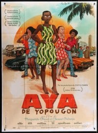 3p599 AYA OF YOP CITY French 1p 2013 Aya de Yopougon, French cartoon art by Clement Oubrerie!