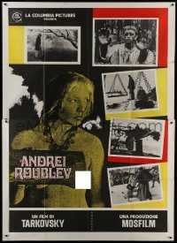 3p412 ANDREI RUBLEV Italian 2p 1974 Andrei Tarkovsky, different close up of naked woman!