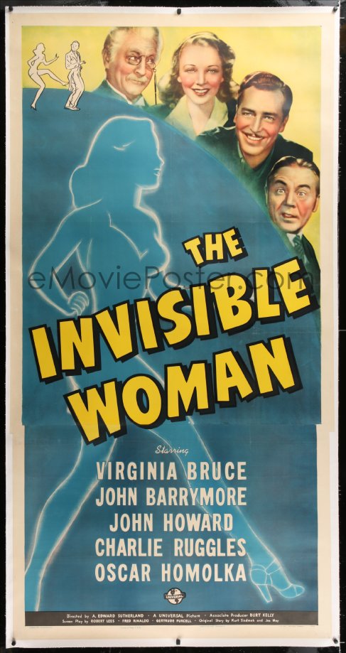 8x007 Invisible Woman Linen 3sh 1940