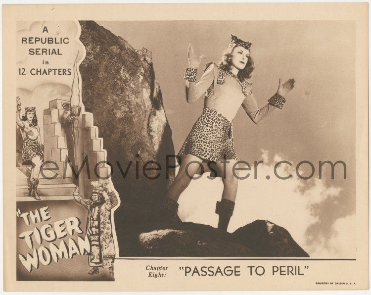 Image For 2m911 Tiger Woman Chapter 8 Lc 1944 Linda Stirling In Great Jungle 