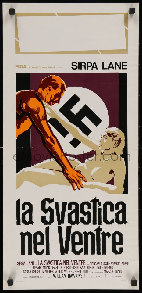 Emovieposter J Nazi Love Camp Italian Locandina Completely Different Artwork Of