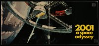 8m0322 2001: A SPACE ODYSSEY 7x16 souvenir program book 1968 Stanley Kubrick, wonderful images!