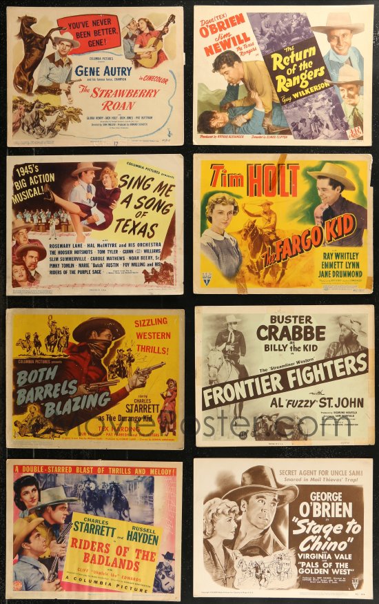 emovieposter-9a0435-lot-of-16-1940s-cowboy-western-title-cards-1930s-great-images-from