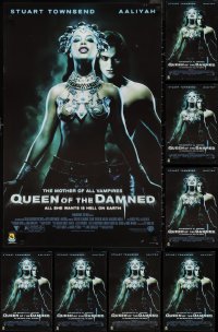 1d1058 LOT OF 10 UNFOLDED QUEEN OF THE DAMNED COMMERCIAL POSTERS 2001 Aaliyah!