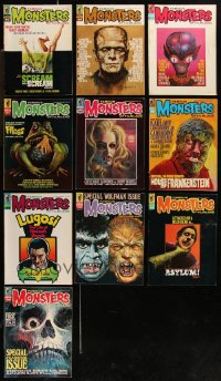 1d0595 LOT OF 10 FAMOUS MONSTERS OF FILMLAND FROM #90 TO #99 MAGAZINES 1972-1973 horror fans!
