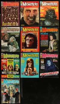 1d0594 LOT OF 10 FAMOUS MONSTERS OF FILMLAND FROM #80 TO #89 MAGAZINES 1970-1972 cool!