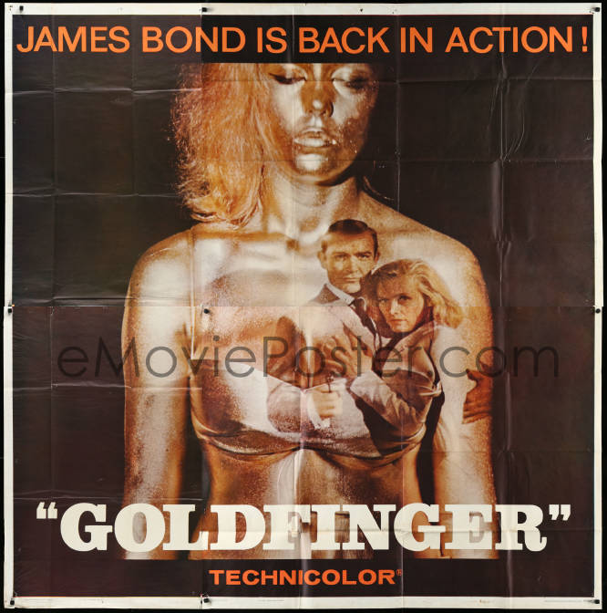 Emovieposter J Goldfinger Sh Sean Connery As James Bond