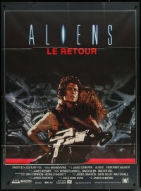 5j0382 ALIENS French 1p 1986 James Cameron, there are some places in the universe you don't go alone!