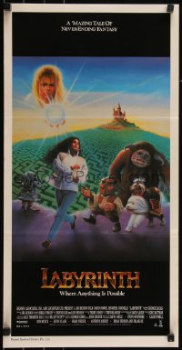 Labyrinth Movie Poster [David Bowie, Jennifer Connelly] 24x36
