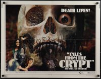6g0498 TALES FROM THE CRYPT 1/2sh 1972 Peter Cushing, Joan Collins, E.C. comics, cool skull image!