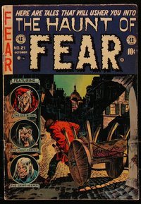 6s0075 HAUNT OF FEAR #21 comic book September 1953 Graham Ingels cover, Jack Davis, Reed Crandall