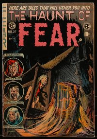 6s0081 HAUNT OF FEAR #27 comic book September 1954 Graham Ingels cover, Reed Crandall, George Evans