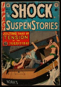 6s0140 SHOCK SUSPENSTORIES #11 comic book October 1953 Johnny Craig cover, Reed Crandall, Jack Kamen