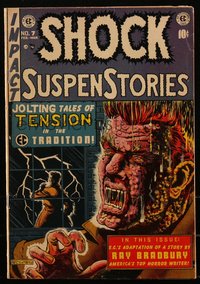 6s0136 SHOCK SUSPENSTORIES #7 comic book Feb 1953 Ray Bradbury, Al Feldstein cover, Orlando, Evans