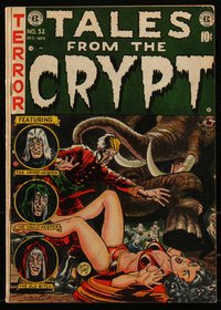 6s0015 TALES FROM THE CRYPT #32 comic book Oct 1952 art by Jack Davis, Al Feldstein, Ingels, Evans