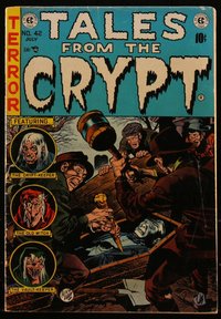 6s0025 TALES FROM THE CRYPT #42 comic book June 1954 art by Jack Davis, Al Feldstein, Kamen, Ingels