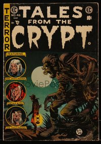 6s0029 TALES FROM THE CRYPT #46 comic book Feb 1955 art by Jack Davis, Evans, Ingels, final issue!