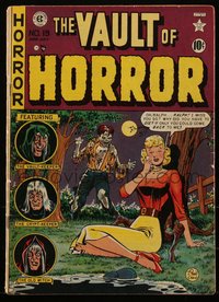 6s0035 VAULT OF HORROR #19 comic book June 1951 Johnny Craig cover, Jack Davis, Graham Ingels, Kamen