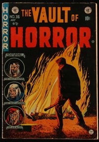 6s0052 VAULT OF HORROR #36 comic book April 1954 Johnny Craig cover, Jack Davis, Ingels, Krigstein