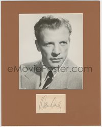 6t0022 DAN DAILEY signed 3x4 album page in 11x14 display 1950s ready to frame & hang on your wall!