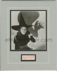 6t0029 MARGARET HAMILTON signed 2x4 album page in 11x14 display 1960s ready to frame on your wall!