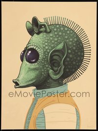 6x0885 MIKE MITCHELL artist signed #55/60 12x16 art print 2013 1st, Star Wars, most desirable Greedo!