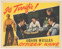 7a0055 CITIZEN KANE LC 1941 Orson Welles new publisher of The New York Daily Inquirer, rare!