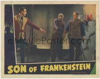 7a0069 SON OF FRANKENSTEIN LC 1939 monster Boris Karloff with Bela Lugosi & Rathbone, ultra rare!
