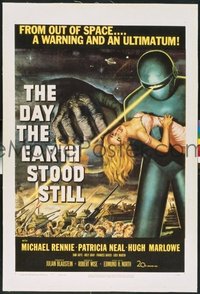 233 DAY THE EARTH STOOD STILL ('51) linen 1sheet
