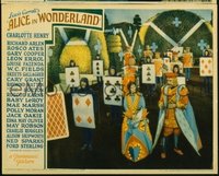 029 ALICE IN WONDERLAND ('33) #1, cards of people LC