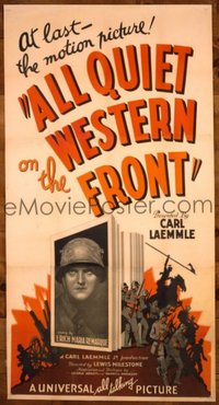 140 ALL QUIET ON THE WESTERN FRONT ('30) linen 3sh