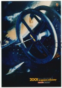 144 2001: A SPACE ODYSSEY Cinerama 23x33 lenticular poster '68 ultra rare super early lenticular!