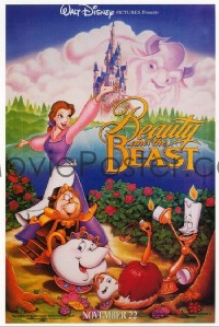 172 BEAUTY & THE BEAST ('91) subway poster