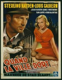 v183 ASPHALT JUNGLE  Belgian '50 John Huston, Monroe