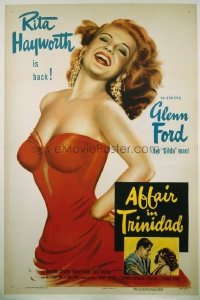 #109 AFFAIR IN TRINIDAD 1sh '52 Rita Hayworth
